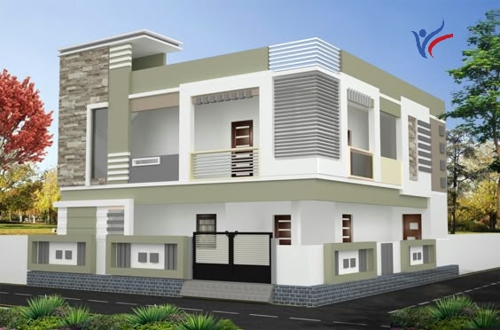 Common Styles of Normal House Front Elevation Designs