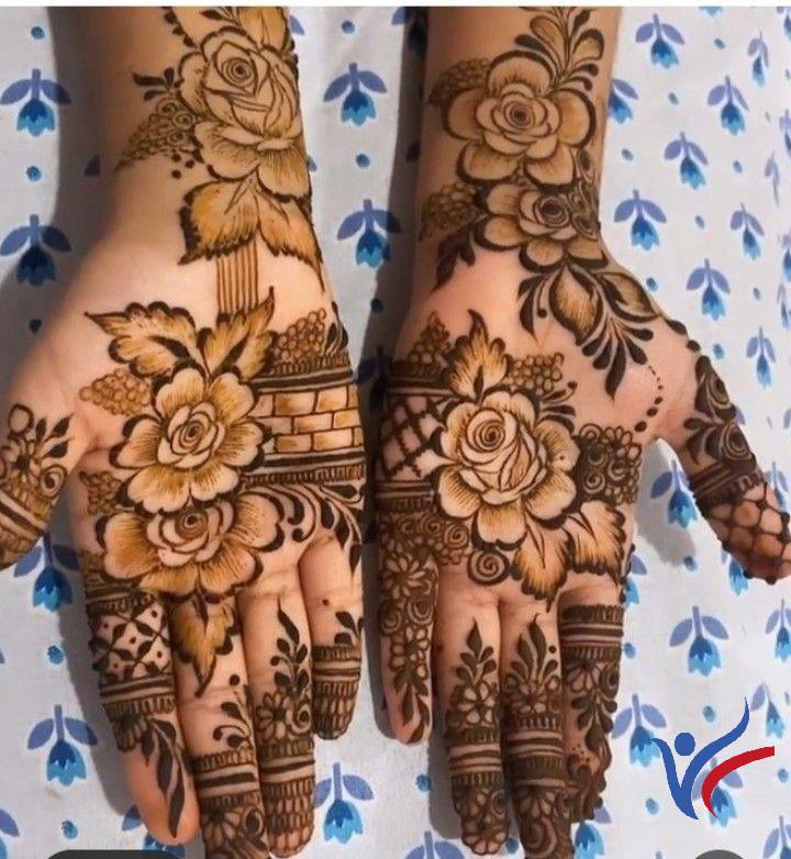 Roses Mehendi Design