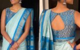 Silk Saree Blouse Back Designs